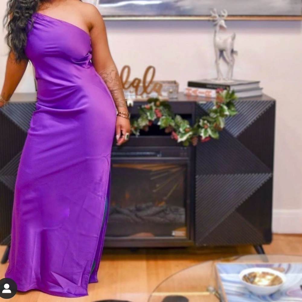 Purple dress